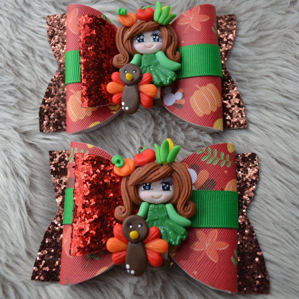 Thanksgiving hairbow